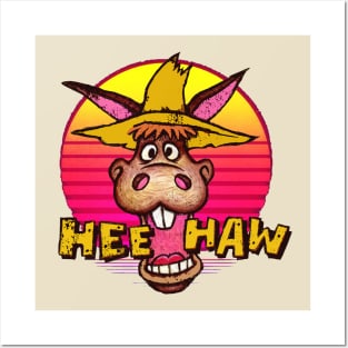 donkey hee haw Posters and Art